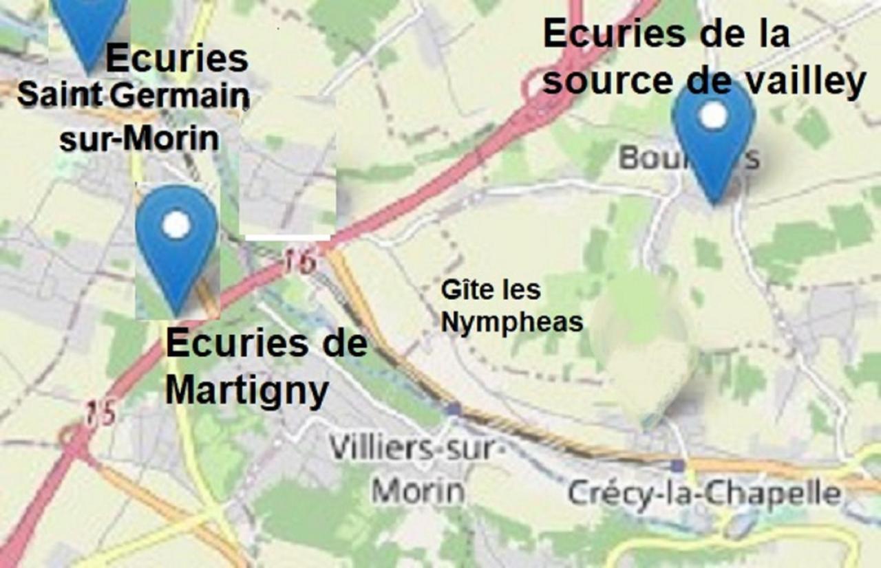 Les Nympheas, Appart Au Calme Et Grand Jardin A 15 Min De Disneyland, Crecy-la-Chapelle ภายนอก รูปภาพ